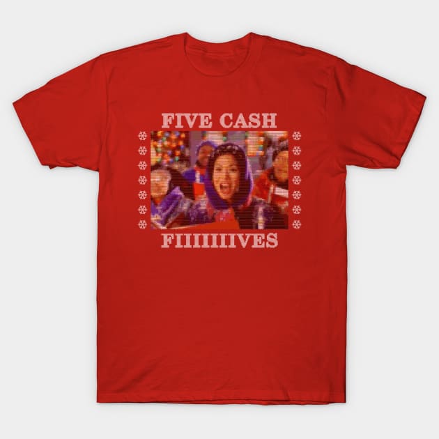 Five Cash Fives T-Shirt by OptionaliTEES